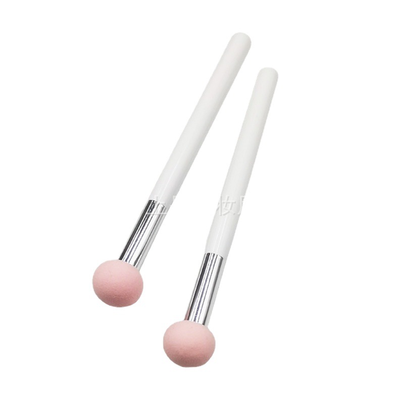 Nuevo en stock pequeña cabeza de hongo esponja polvo puff maquillaje cepillo húmedo y seco de doble uso no comer polvo base corrector cepillo no látex
