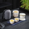 [（书法-舍得）一壶两杯-旅行茶具套装]
