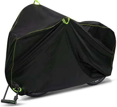 Bicycle Cover Motorcycle Cover | Car clothing - install-1-vehicle-20070110cm-green-lines