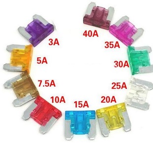 Automotive ultra-mini fuse insert ultra-mini boxer zinc