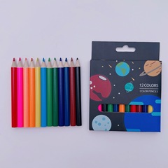 子供用ミニ色鉛筆小学生用お絵かき色鉛筆小賞品ギフト色鉛筆星模様