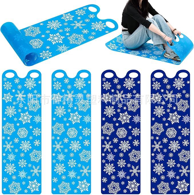 Multifunctional Ski Blanket Foldable Mini Snowboard Handle Freestyle Sleigh Directional Children's Sandboard