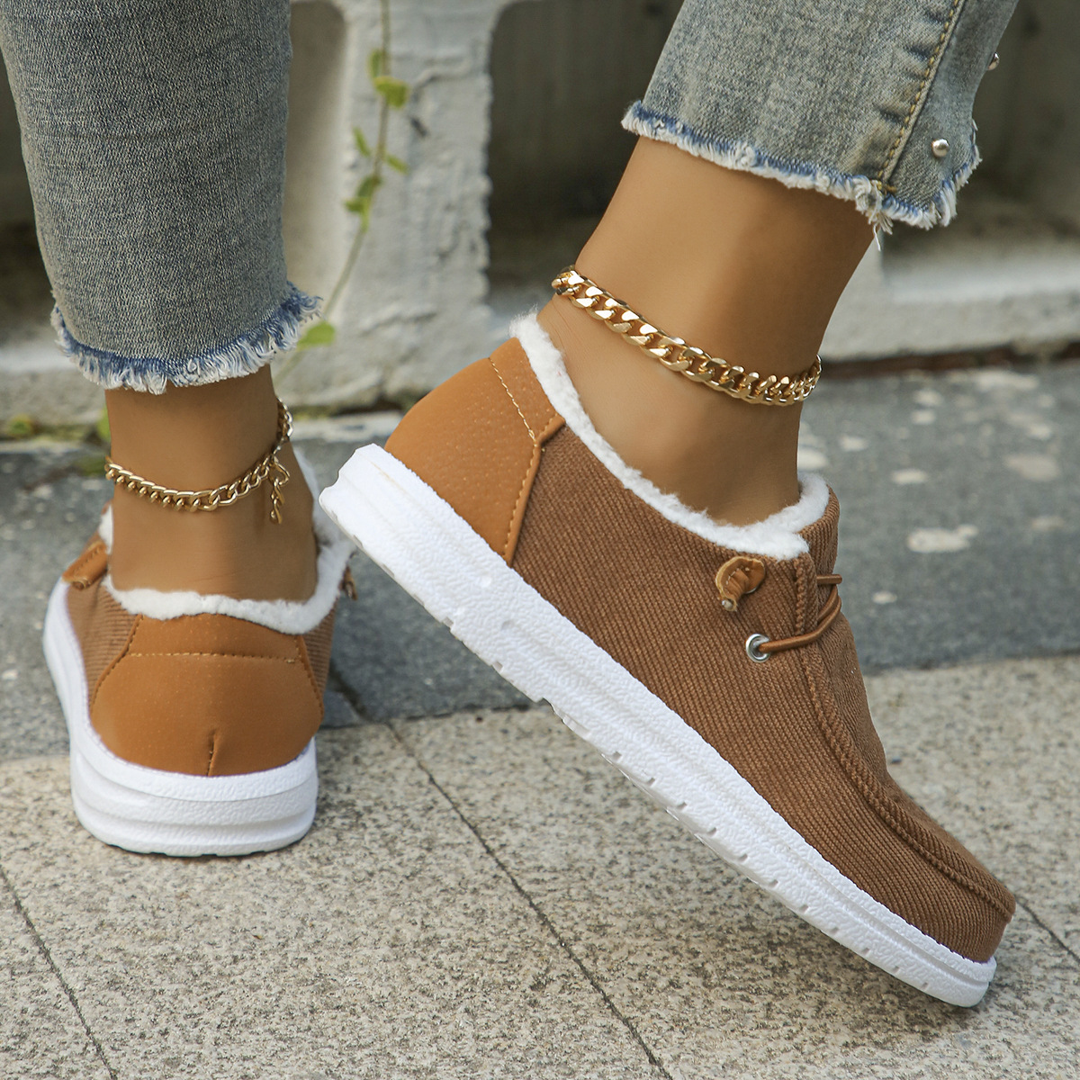 Warm Women's Winter Snow Boots With Fleece Lining And Thick Sole_voghion.com