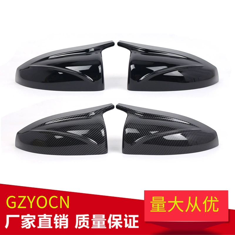 Подходит для Audi A3 S3 2014-2020 годов, автомобильные аксессуары, корпус зеркала заднего вида в форме рога, модифицированный корпус зеркала заднего вида, накладка на зеркало.