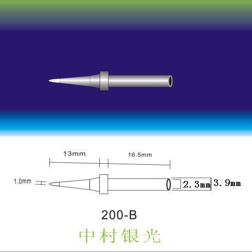 烙铁头厂家200系列 焊接烙铁头203H焊台刀头形外加热电烙铁头批发