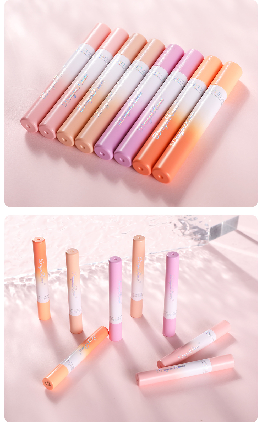 Solid Color Pattern Casual Style Casual Solid Color Plastic Lipstick
