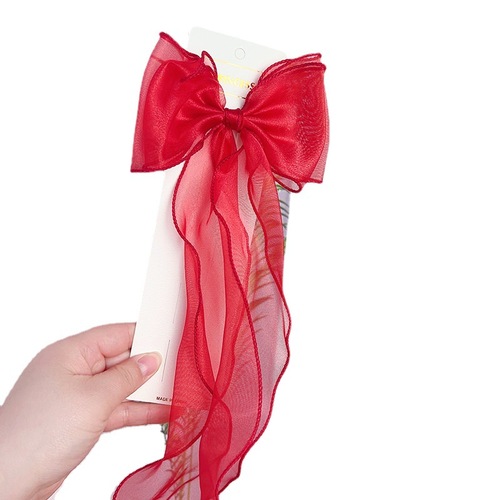 Children's hairband handmade bow braided hair clip head accessory ponytail crown princess ribbon hairpin for girls