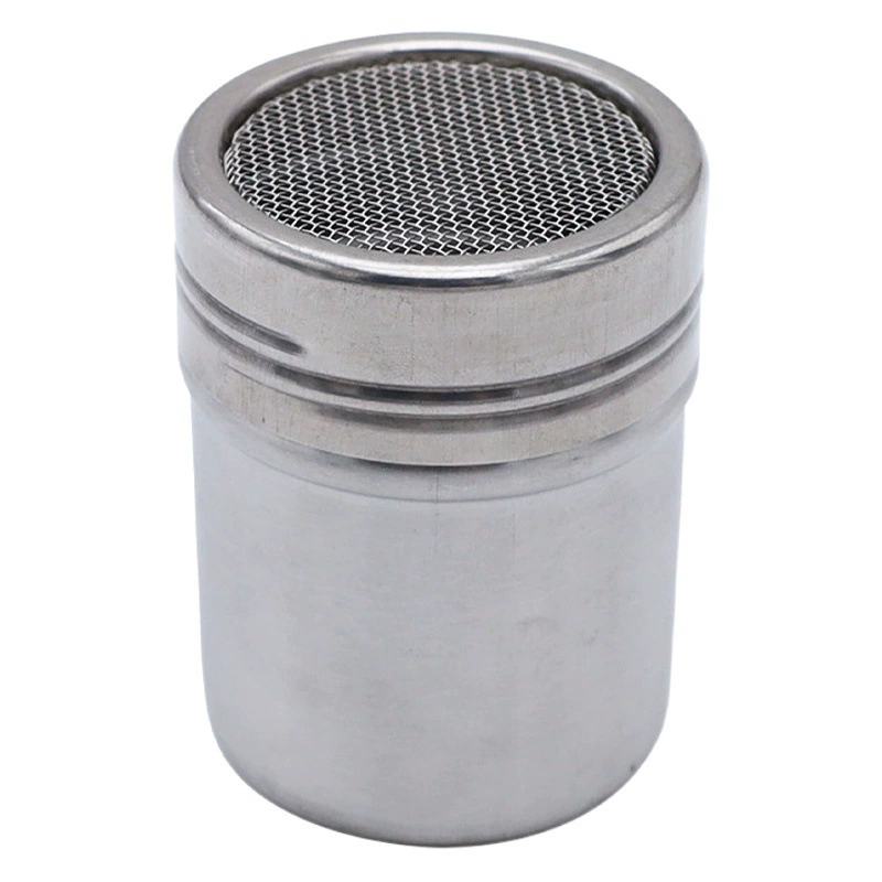 304 из нержавеющей стали порошок разбрасыватель matcha какао порошок сито Кофе Сито Трубки выпечки муки бутылка сахарной пудры сито бытовой