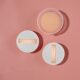 Air Cushion puff storage box empty box portable makeup small round square fan-shaped pp transparent plastic box with lid