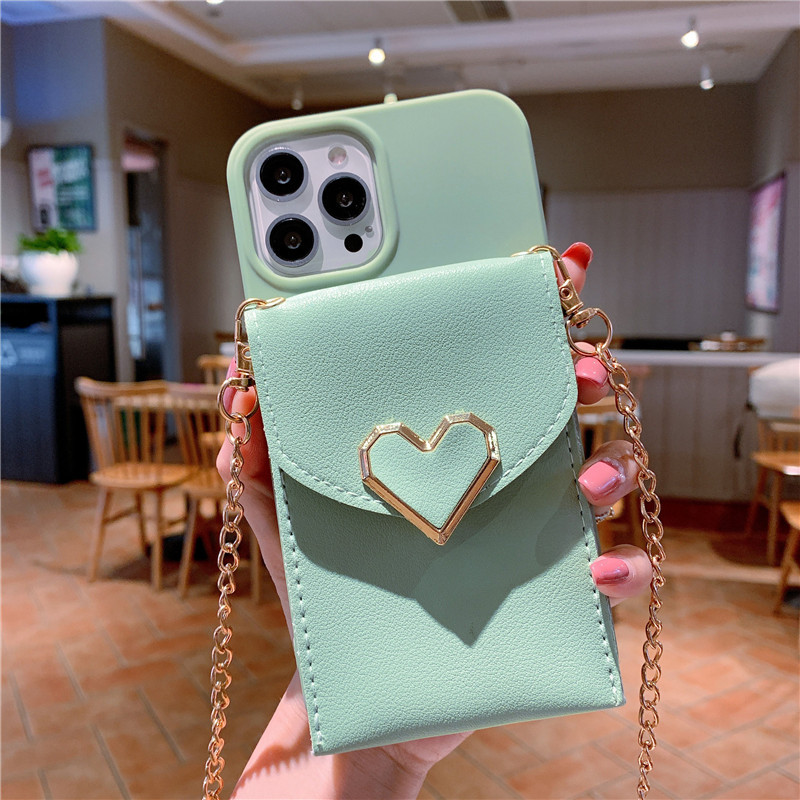 Fashion Heart Shape Solid Color Tpu   Phone Accessories display picture 2