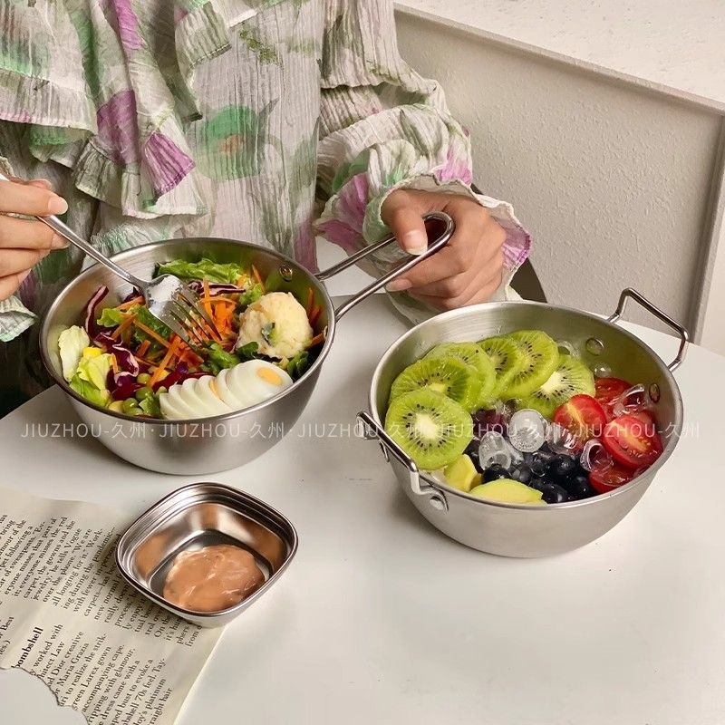 Tazón con Tapa y Asas Estilo Coreano 304 Porcelana de Hueso