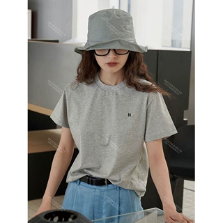 卢浮夏日新韩版简约清凉字母印花短袖T宽松显瘦休闲上衣女