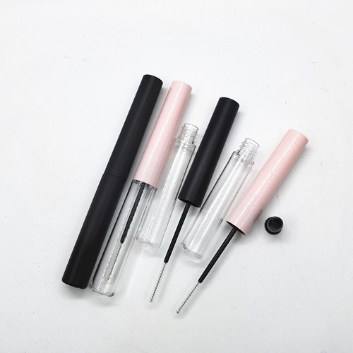 Foreign trade hot sale pink blue gradient ultra-fine eyelash brush head empty tube 4ML mascara ultra-fine brush bottle