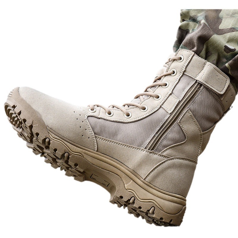 Botas tácticas de primavera y otoño Gaobang botas de entrenamiento de combate zapatos de montaña ligeros zapatos de senderismo al aire libre botas de desierto botas deportivas para hombres y mujeres