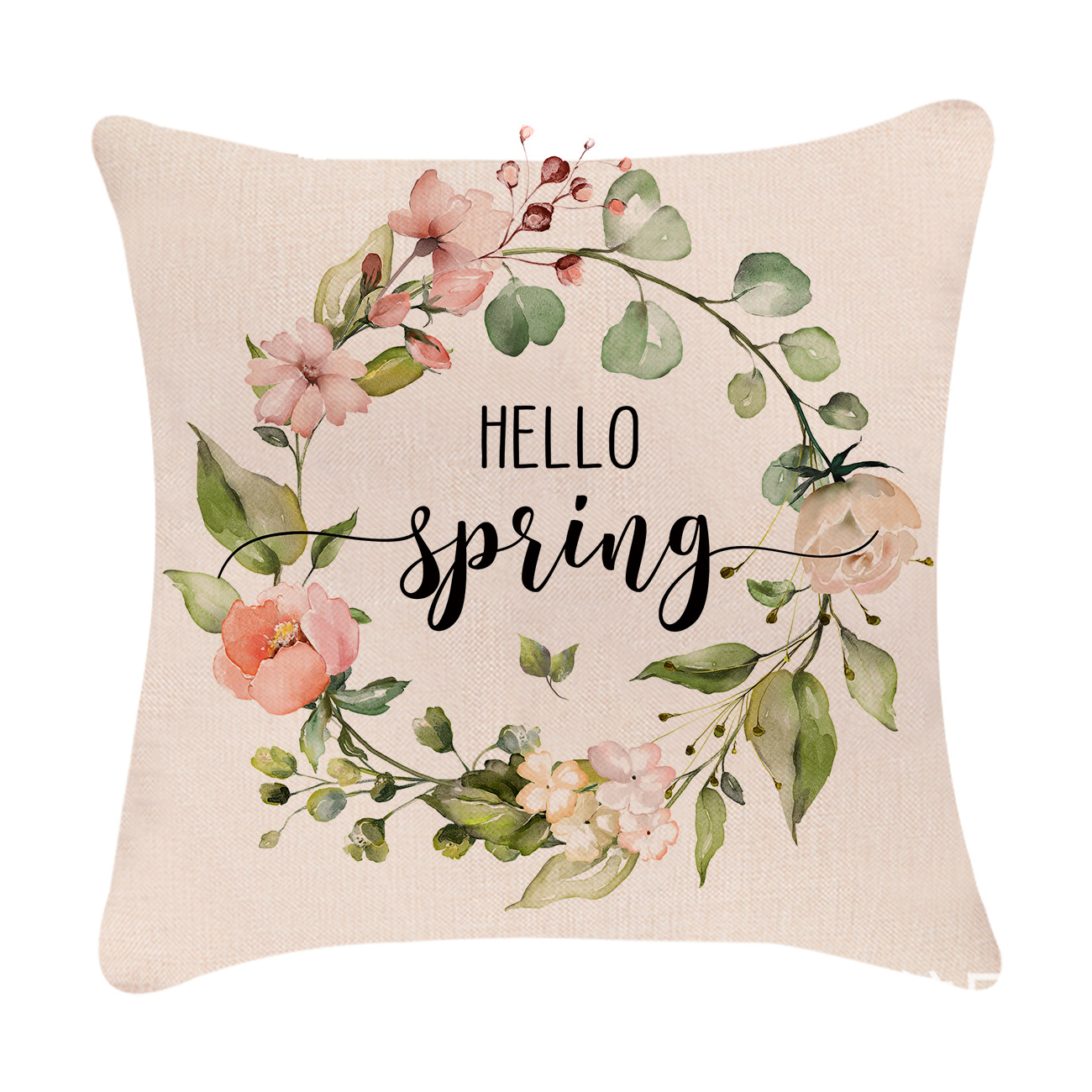 Easter Simple Style Rabbit Letter Linen Pillow Cases Couch & Sofa Decor display picture 41