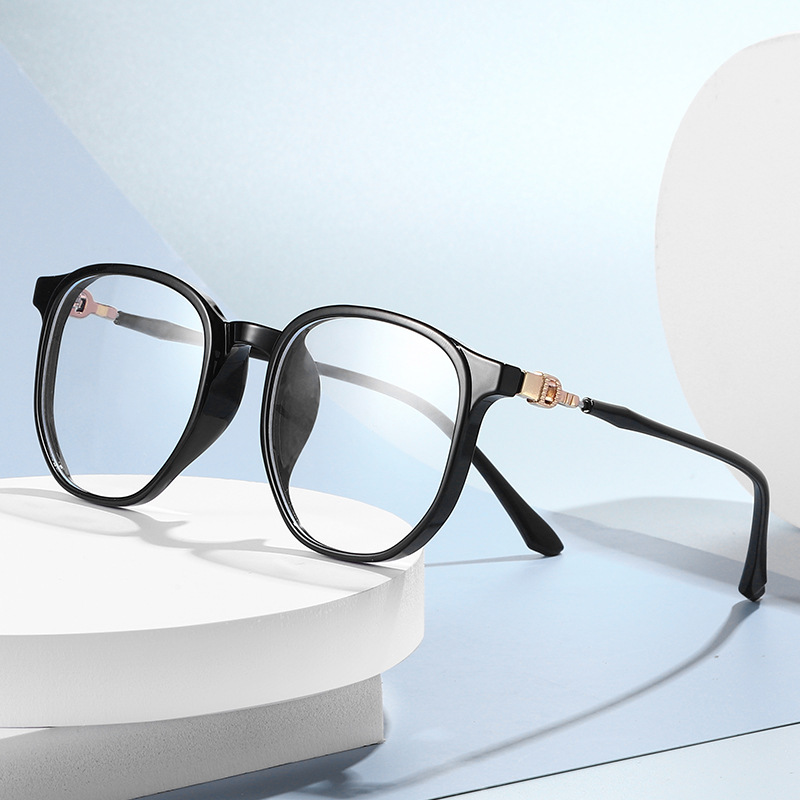 一件代发2021新款防蓝光太阳镜时尚街拍装饰眼镜TR90学生近视眼镜