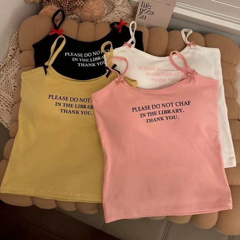 Буквенный принт с бантом камзол жилетка горячая девушка с нагрудным ковриком