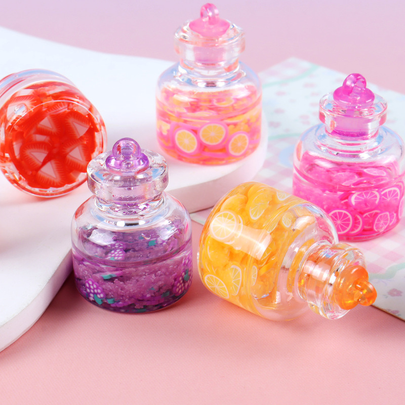 Large Luminous Fruit Bottle DIY Accessory Keychain Phone Chain Pendant Car Decoration Large Luminous Fruit Bottle DIY Accessory Keychain Phone Chain Pendant Car Decoration