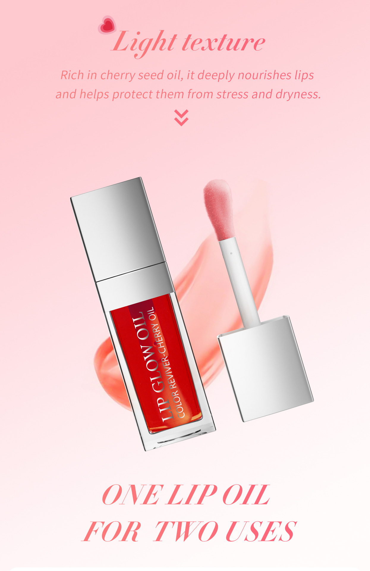 Hellokiss Lip Moisturizing and hydrating Color Changing Lip Oil undefined