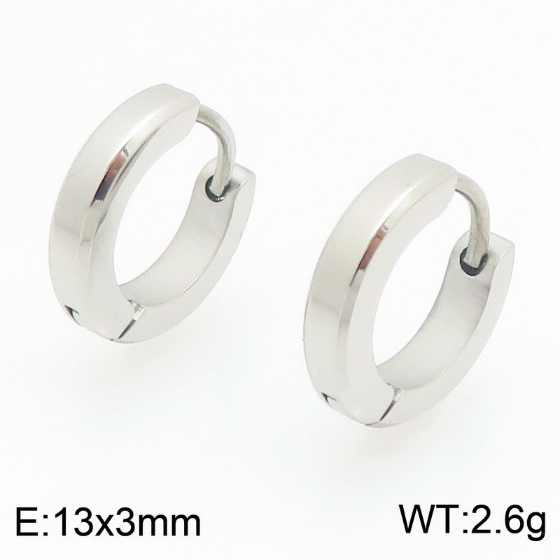 European American Cross-border Minimalist Stainless Steel Earrings, Everyday Versatile Accessories, Fashionable Trendy_voghion.com