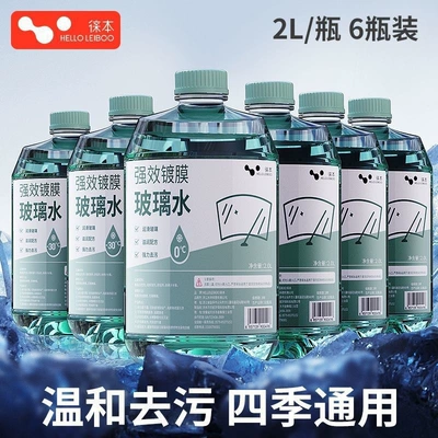 Glass water for cars, anti-freeze type, Glass agent