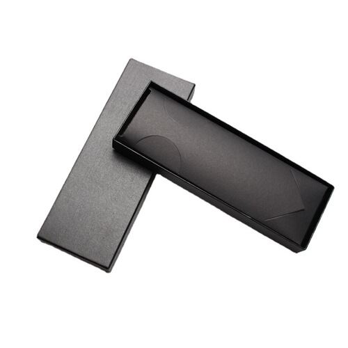 Factory direct supply wedding gift tie gift box black tie box rectangular
