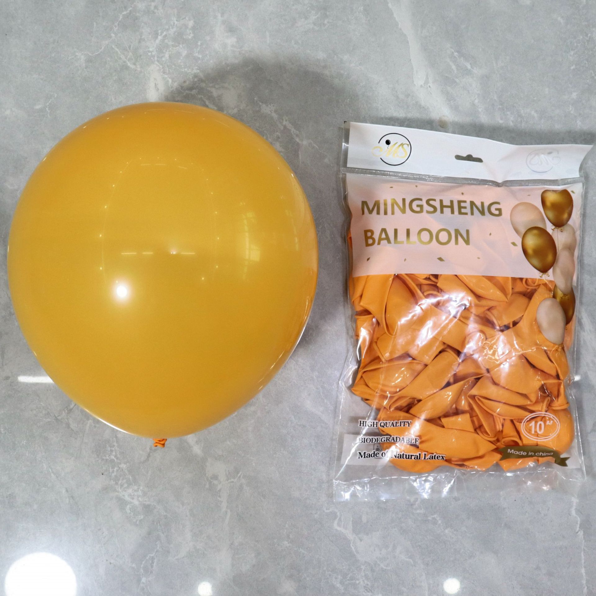 Venta al por mayor de 10 pulgadas 2,2G globo de látex engrosado visita a los Estados Unidos mate redondo cumpleaños fiesta suministros decoración Matt globo