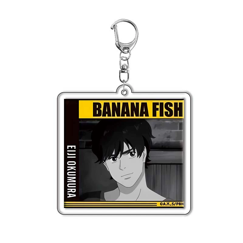  Banana fish дрожь убивает Ackle брелок подвеска вокруг Креста - пограничное место