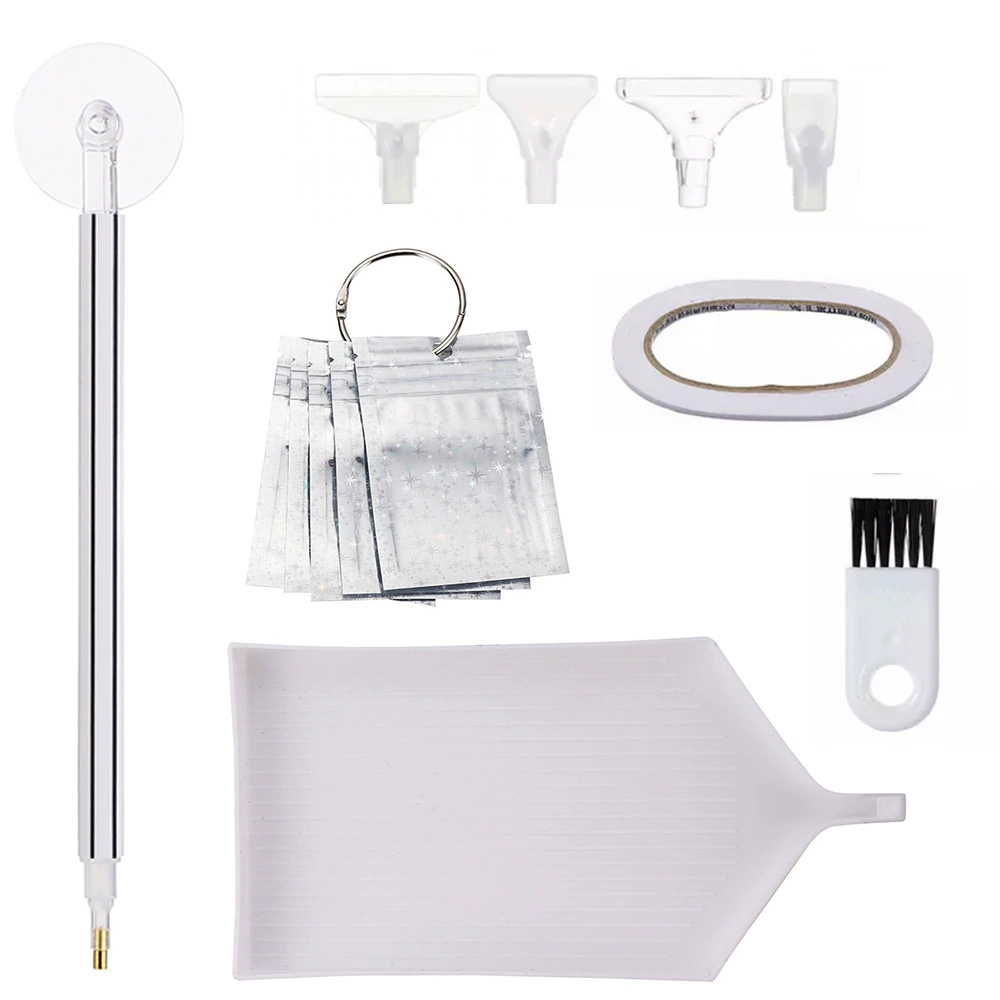 Diamond Tools Set with Storage Bag & Brush, Hexagonal Pens, Basic and Upgrade Kits