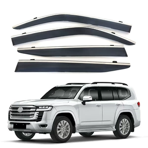 Toyota 2023 Land Cruiser LC300 üçün Yağış Qalxanı, Elektrokaplama/Paslanmayan Polad Zolaq