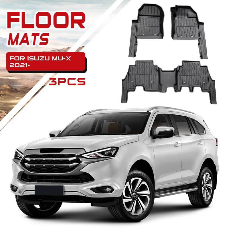 Aplicable Isuzu Mu-x cincuenta campanas alfombrillas de coche Tpe Car Floor Mat alfombrillas de inyección 5D