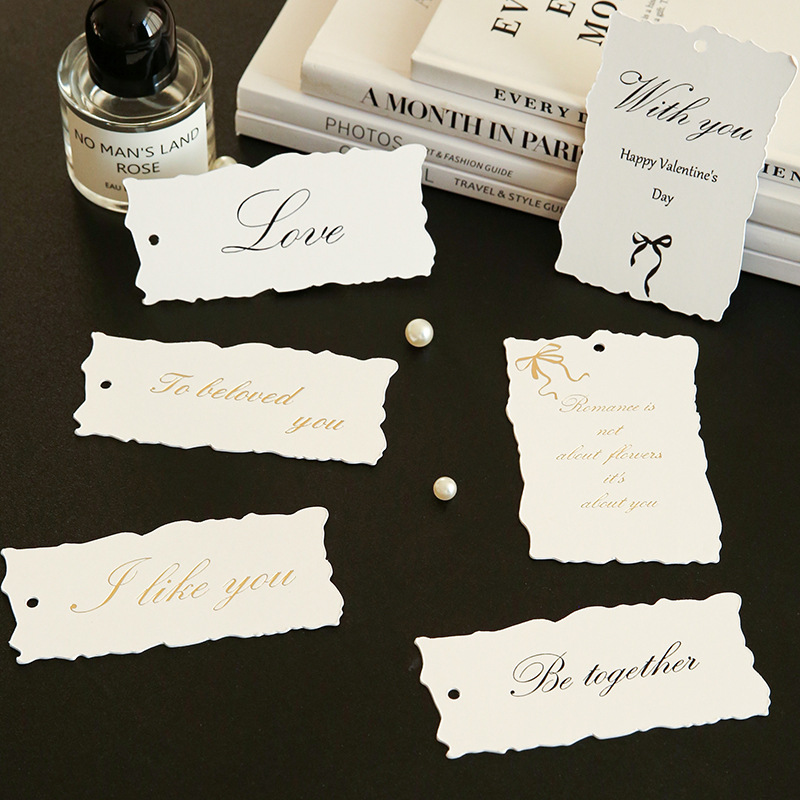 Tarjetas de felicitación transfronterizas Tarjetas de felicitación regalo de mano Tarjetas de felicitación flores creativas Tarjetas de felicitación de bordes