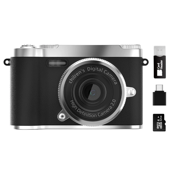Black [32GB memory card + card reader + 2 Android adapters]
