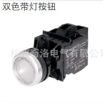 供应TAYEE 上海天逸φ22双色带灯按钮开关LA42PD2-10/DC24V RG