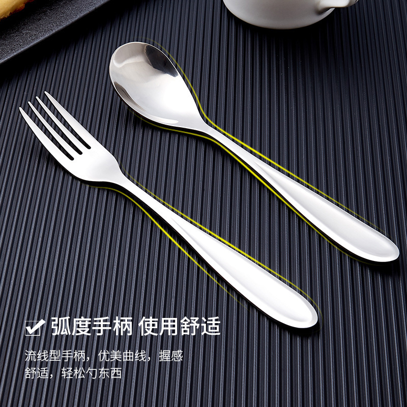 Outdoor tableware pure titanium spoon pure titanium fork household travel camping ultralight portable titanium tableware suit wholesale