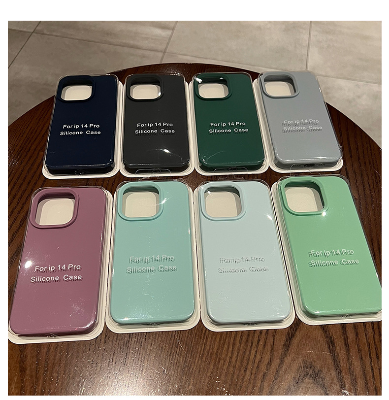 Ốp lưng silicon lỏng iPhone 14 Pro Max chống rơi, bảo vệ toàn diện — [Vàng cam] Silicone lỏng tinh khiết có lỗ lớn, [Dark Night Green] Silicone lỏng tinh khiết có lỗ lớn, [Pitaya Purple] Silicone lỏng màu đặc có lỗ lớn, [Tử Đinh Hương] Silicone lỏng tinh khiết có lỗ lớn chi tiết 18