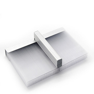 30mm transparent eight-layer PC lock plate Gymnasium high-speed rail top lighting plate polycarbonate 25mmU type Sunshine Plate