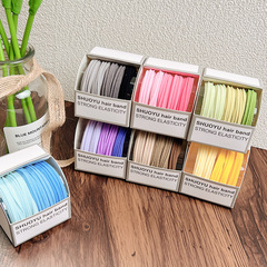 韓國糖果色發圈發繩高彈力耐用橡皮筋甜美少女心頭繩扎高馬尾頭飾