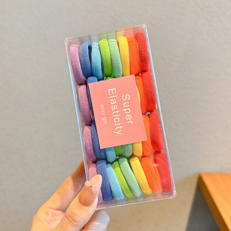 Coleteros de goma para mujer, gruesos y duraderos, bandas elásticas desechables para el cabello, coleteros de alta elasticidad, cuerdas para el cabello duraderas, accesorios para el cabello para mujer.