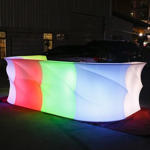 LED luminous furniture bar counter outdoor waterproof bar counter Bar coffee table nightclub bar table