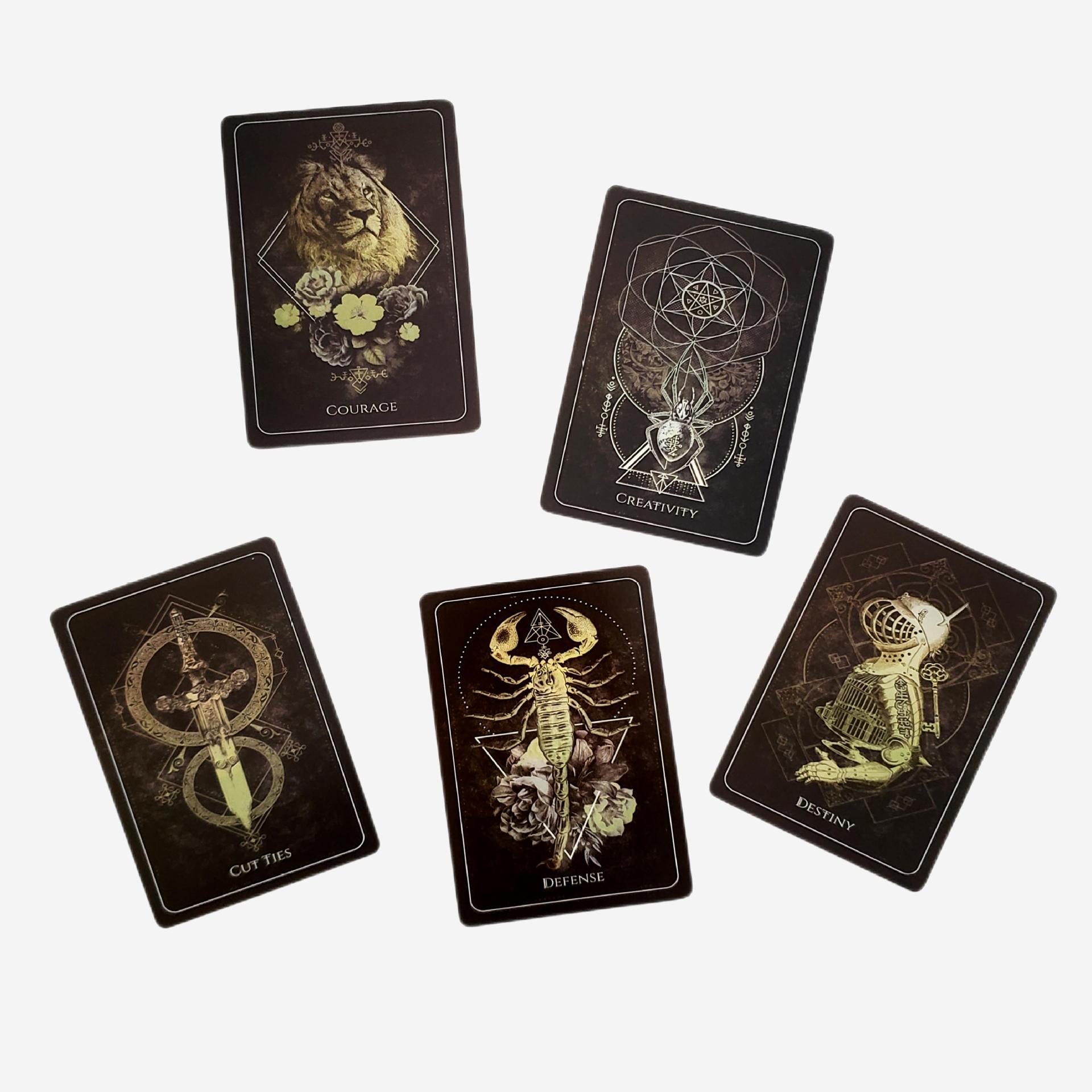 Carte da gioco oracle amulet talisman per feste e party_voghion.com