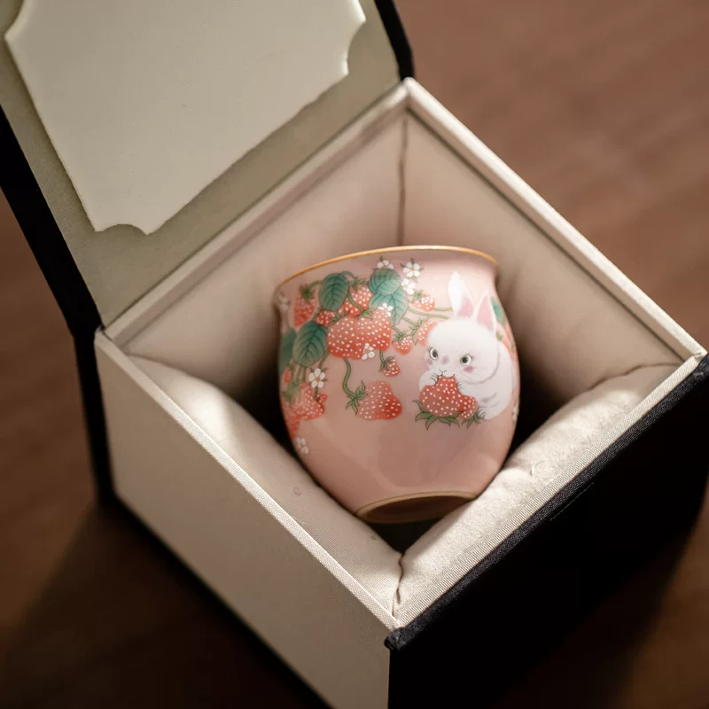 Имитируемый Song Powder Ru Master Cups Household Ceramic Single Cup Tea Cup Opening Tablets Ru Kung Fu Tea Set Tea Cup Tea Cup