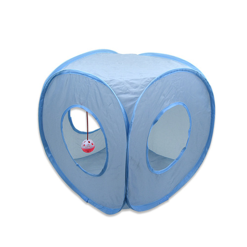 New Product Grey Cat Tunnel Pet Cat Tunnel Rolling Dragon Cat Drill Bucket Foldable Cat Toy Interactive Toy