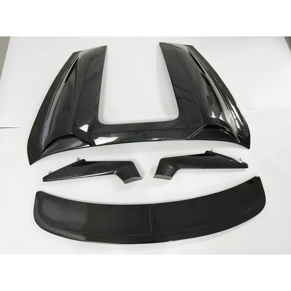 Suitable for Porsche 718 982 Cayman Boxster Modification to Gt4 Wide-Body Kit, Front Bumper, Rear Wing, Hood, and Fenders