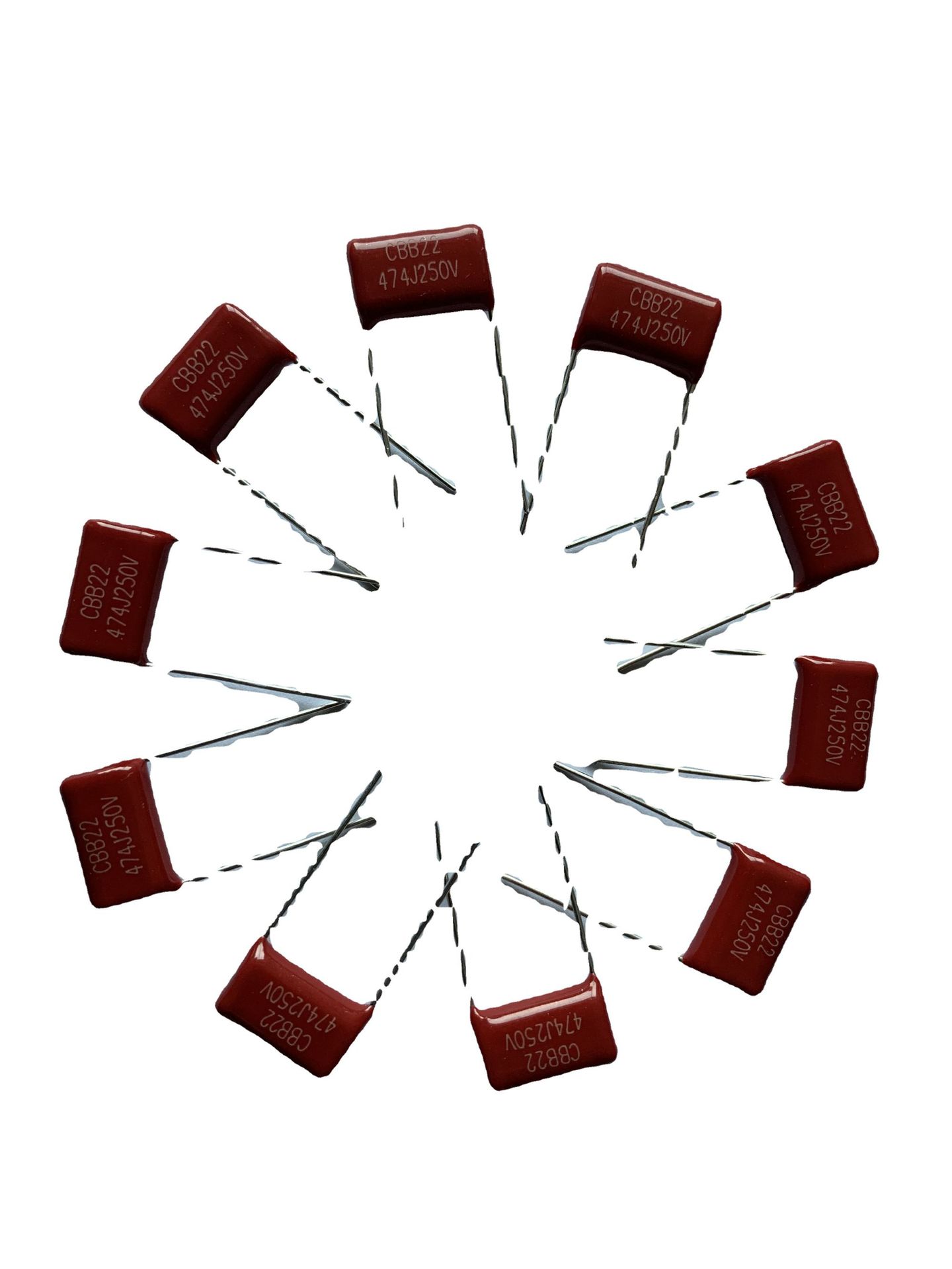 CBB22电容风扇电容Mini-Box小型盒装电容脚距铝电解电容厂家直销