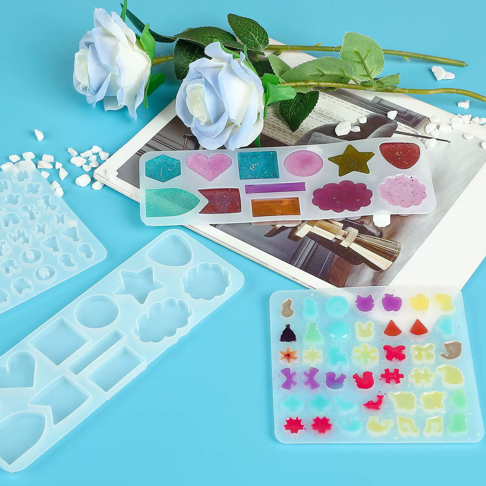 Красавицы ювелирные изделия DIY кулон капель клеевой формы набор серьги ювелирные изделия ожерелье медведь кристалл силиконовая форма