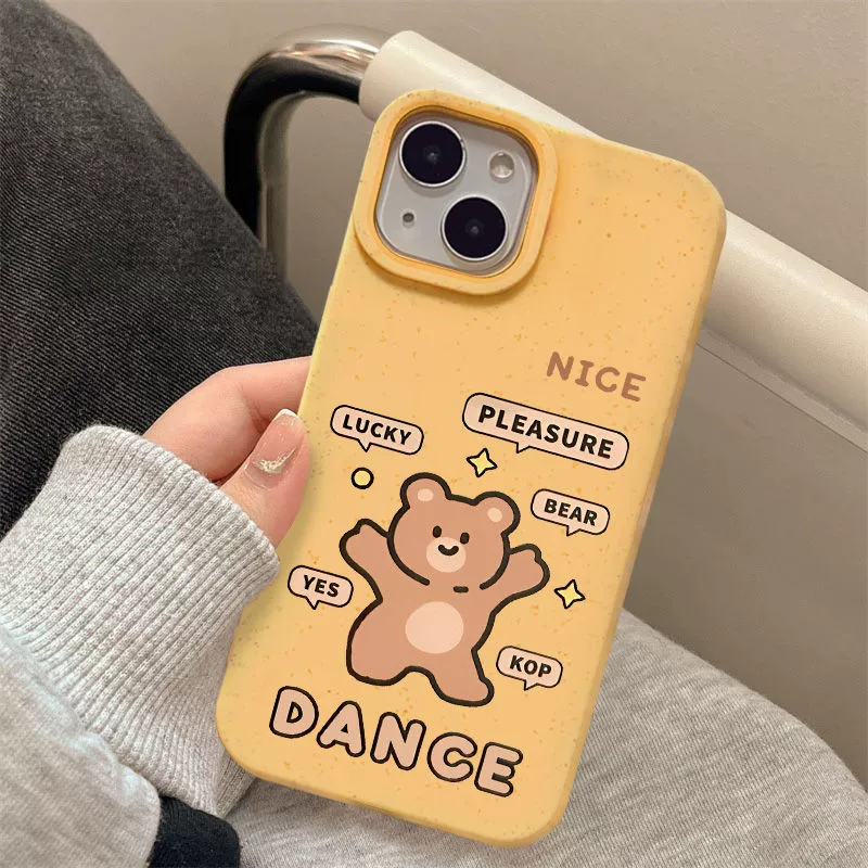 Apple, совместимый чехол для телефона, iPhone 13, с маленькими медведями, iphone, 16promax, 12, защита от падения
