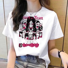 Vintage Style Attack on Titan Levi Graphic White T-Shirt