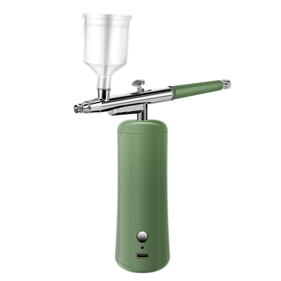 Venta directa de fábrica de dispositivo de inyección de oxígeno doméstico, dispositivo portátil de introducción de hidratación de alta presión, dispositivo de introducción de pintura en aerosol para decoración de uñas y pasteles