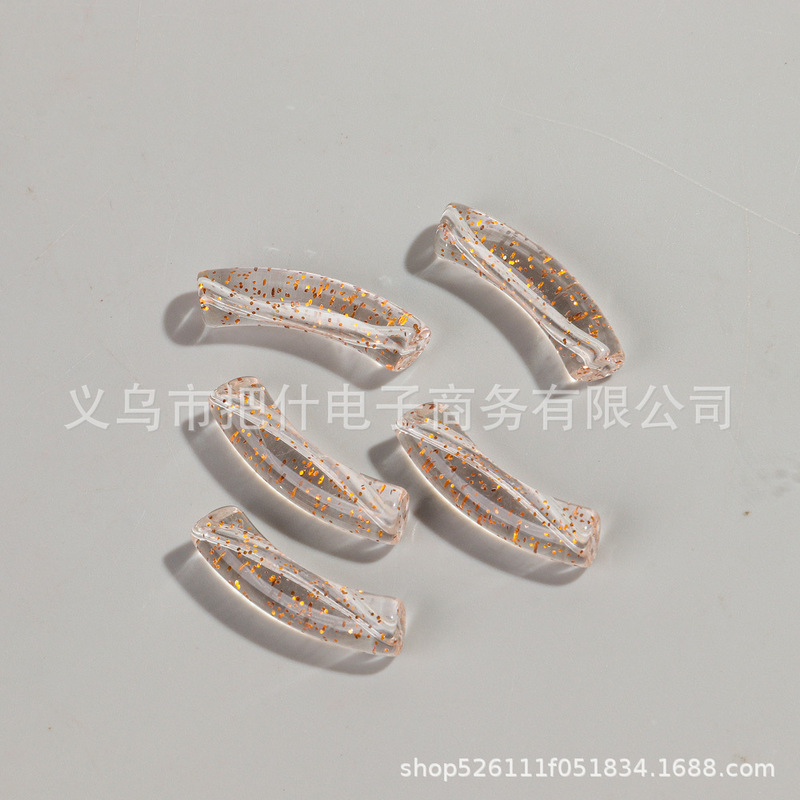 20颗/包弯管亚克力单色混色管珠DIY项链手饰项链发簪饰品配件批发|undefined